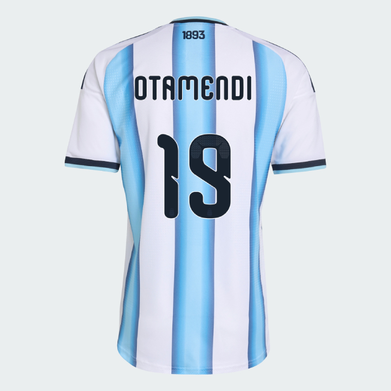 Argentina Home OTAMENDI 19 World Cup Jersey 2026 (Player Version)