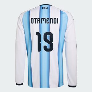 Argentina Home OTAMENDI 19 World Cup Long Sleeve Jersey 2026