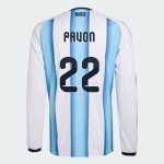Argentina Home PAVON 22 World Cup Long Sleeve Jersey 2026 (Player Version)