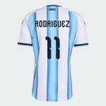 Argentina Home RODRIGUEZ 11 World Cup Jersey 2026 (Player Version)