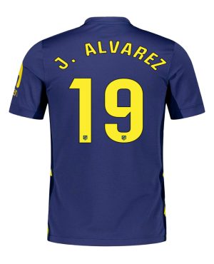 Atletico Madrid Away J. ALVAREZ 19 Jersey 25-26