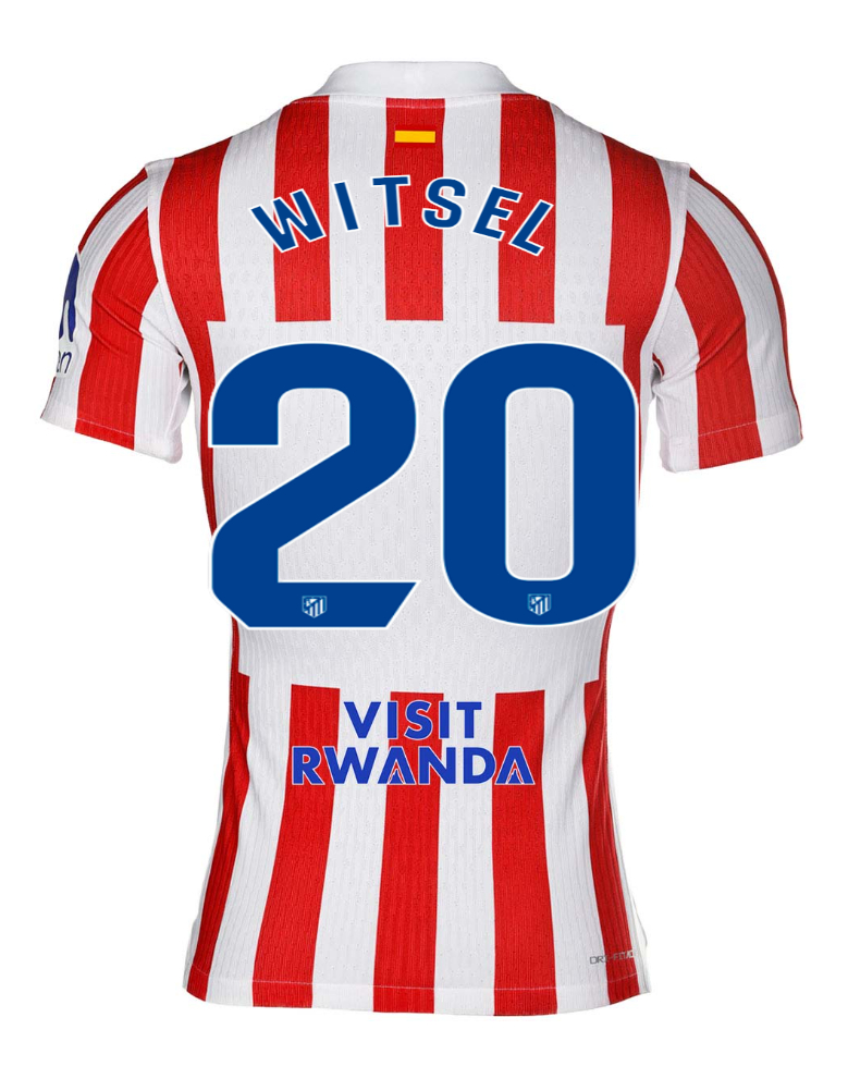 Atletico Madrid Home WITSEL 20 Jersey 25-26