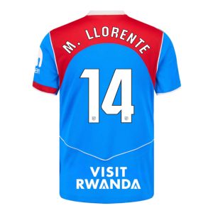 Atletico Madrid Third M. LLORENTE 14 Jersey 2025-26