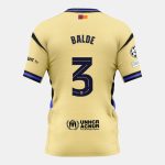 Barcelona Away BALDE 3 Champions League Jersey 25-26