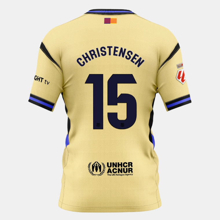 Barcelona Away CHRISTENSEN 15 Jersey 25-26
