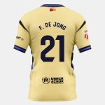 Barcelona Away F. DE JONG 21 Jersey 25-26