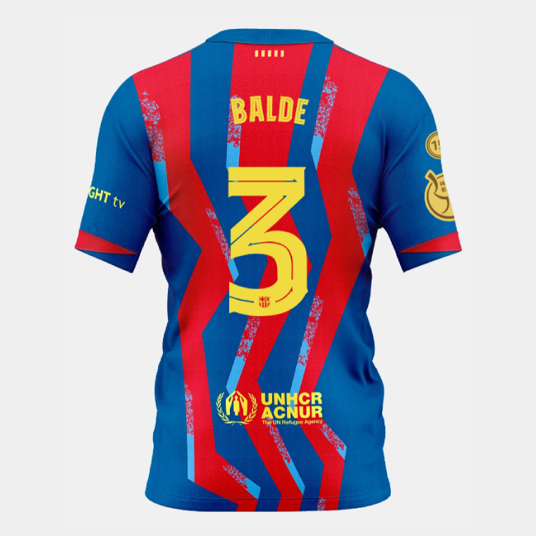 Barcelona BALDE 3 Supercopa de España Final Jersey 25-26