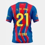 Barcelona El Clásico F. DE JONG 21 Fourth Kit 25-26