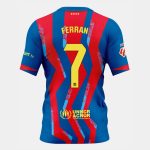 Barcelona El Clásico FERRAN 7 Fourth Kit 25-26