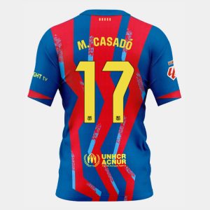 Barcelona El Clásico M. CASADÓ 17 Fourth Kit 25-26