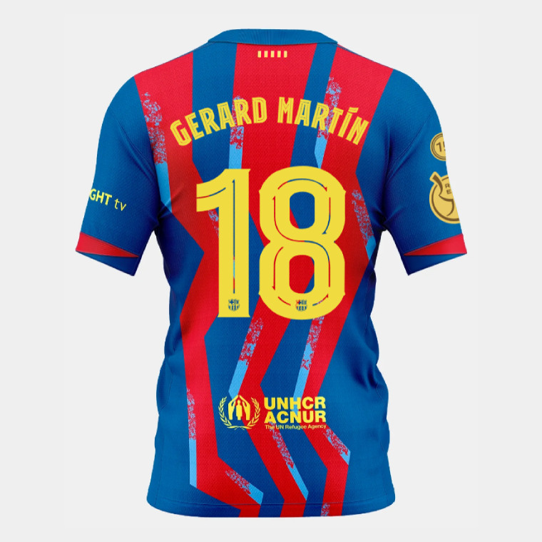 Barcelona GERARD MARTÍN 18 Supercopa de España Final Jersey 25-26