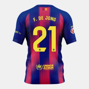 Barcelona x Ed Sheeran El Clásico F. DE JONG 21 Jersey 25-26 (Player Version)