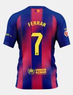 Barcelona Home FERRAN 7 Jersey 25-26