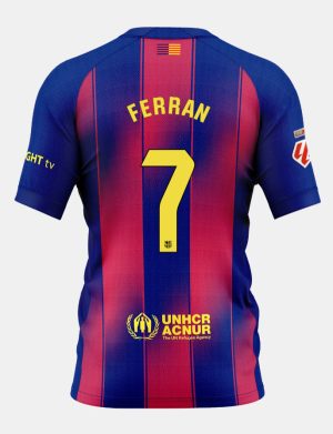 Barcelona Home FERRAN 7 Jersey 25-26
