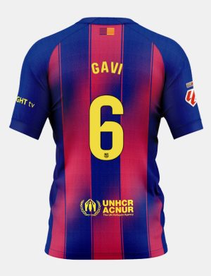 Barcelona x Ed Sheeran El Clásico GAVI 6 Jersey 25-26