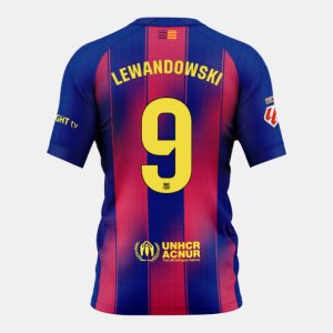 Barcelona x Ed Sheeran El Clásico LEWANDOWSKI 9 Jersey 25-26 (Player Version)
