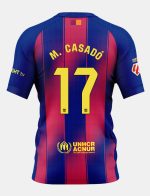 Barcelona x Ed Sheeran El Clásico M. CASADÓ 17 Jersey 25-26