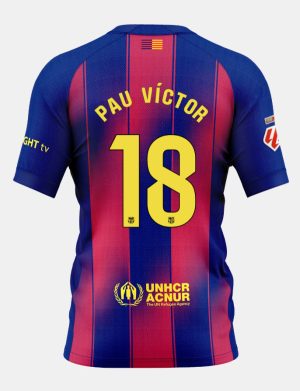 Barcelona x Ed Sheeran El Clásico PAU VÍCTOR 18 Jersey 25-26