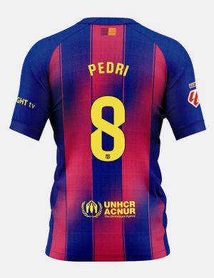 Barcelona x Ed Sheeran El Clásico PEDRI 8 Jersey 25-26