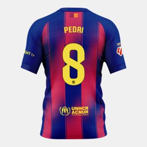 Barcelona x Ed Sheeran El Clásico PEDRI 8 Jersey 25-26 (Player Version)