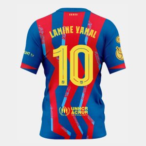 Barcelona LAMINE YAMAL 10 Supercopa de España Final Jersey 25-26