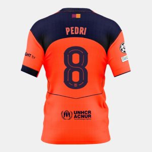 Barcelona Third PEDRI 8 Jersey 25-26 (Player Version)