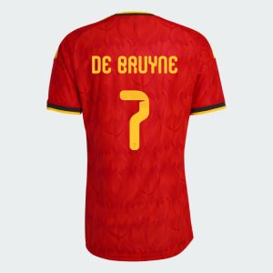 Belgium Home DE BRUYNE 7 World Cup Jersey 2026 (Player Version)