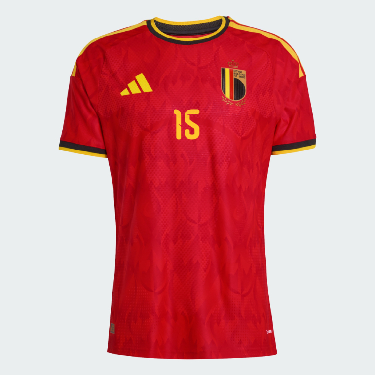 Belgium Home MEUNIER 15 World Cup Jersey 2026 (Player Version) - Image 2