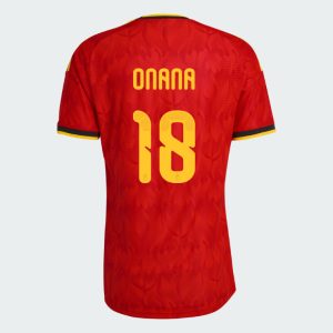 Belgium Home ONANA 18 World Cup Jersey 2026 (Player Version)