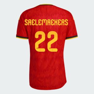Belgium Home SAELEMAEKERS 22 World Cup Jersey 2026 (Player Version)