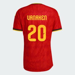 Belgium Home VANAKEN 20 World Cup Jersey 2026 (Player Version)