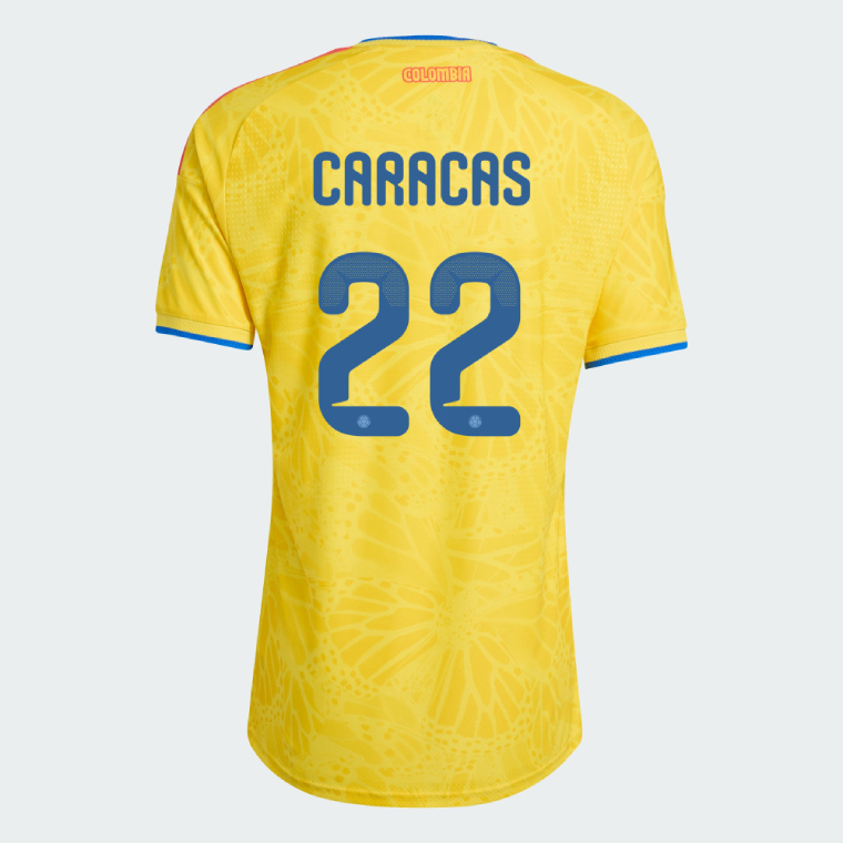 Colombia Home CARACAS 22 World Cup Jersey 2026 (Player Version)