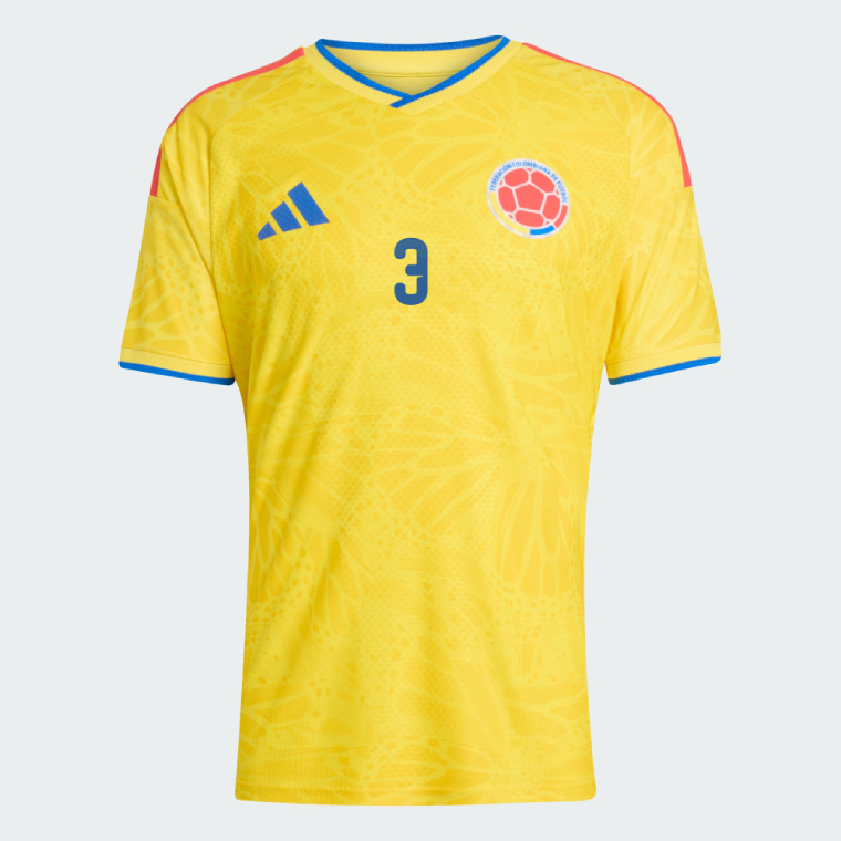 Colombia Home J.LUCUMI 3 World Cup Jersey 2026 (Player Version) - Image 2