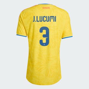 Colombia Home J.LUCUMI 3 World Cup Jersey 2026 (Player Version)