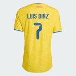 Colombia Home LUIS DIAZ 7 World Cup Jersey 2026 (Player Version)