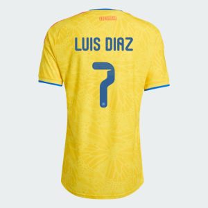 Colombia Home LUIS DIAZ 7 World Cup Jersey 2026 (Player Version)