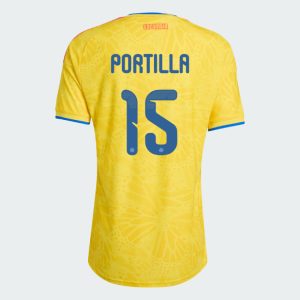 Colombia Home PORTILLA 15 World Cup Jersey 2026 (Player Version)