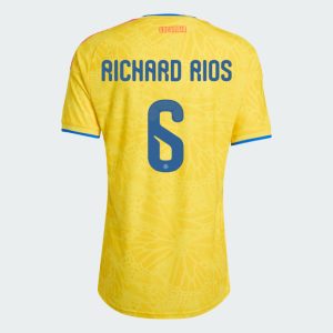 Colombia Home RICHARD RIOS 6 World Cup Jersey 2026 (Player Version)