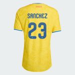 Colombia Home SANCHEZ 23 World Cup Jersey 2026 (Player Version)