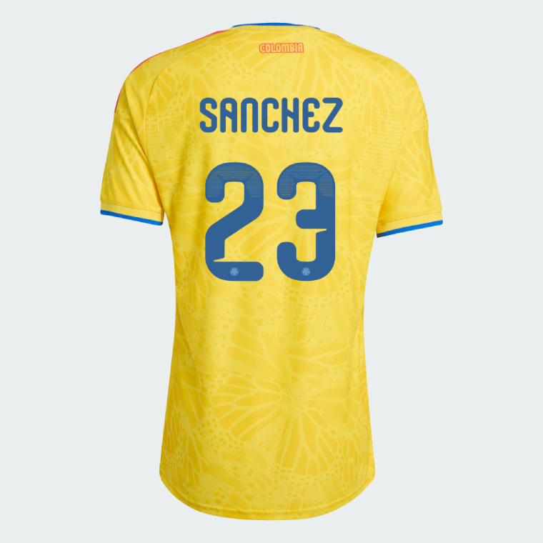 Colombia Home SANCHEZ 23 World Cup Jersey 2026 (Player Version)
