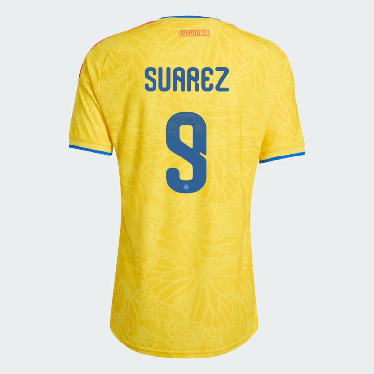 Colombia Home SUAREZ 9 World Cup Jersey 2026 (Player Version)