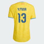 Colombia Home Y.MINA 13 World Cup Jersey 2026 (Player Version)