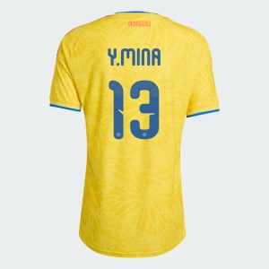 Colombia Home Y.MINA 13 World Cup Jersey 2026 (Player Version)