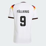 Germany Home FÜLLKRUG 9 World Cup Jersey 2026 (Player Version)