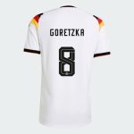 Germany Home GORETZKA 8 World Cup Jersey 2026 (Player Version)