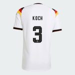 Germany Home KOCH 3 World Cup Jersey 2026 (Player Version)