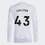 Manchester United Away Long Sleeve COLLYER 43 Jersey 25-26
