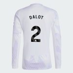 Manchester United Away Long Sleeve DALOT 2 Jersey 25-26