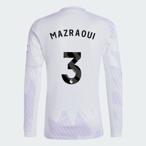 Manchester United Away Long Sleeve MAZRAOUI 3 Jersey 25-26