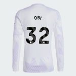 Manchester United Away Long Sleeve OBI 32 Jersey 25-26